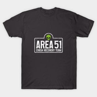 Area 51 Crash Recovery Team Design T-Shirt